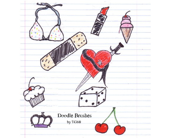 Doodle Brushes by Theos girl