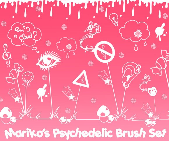 Mariko's Psychedelic BrushSet