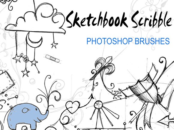 Sketchbook Scribble Brushes