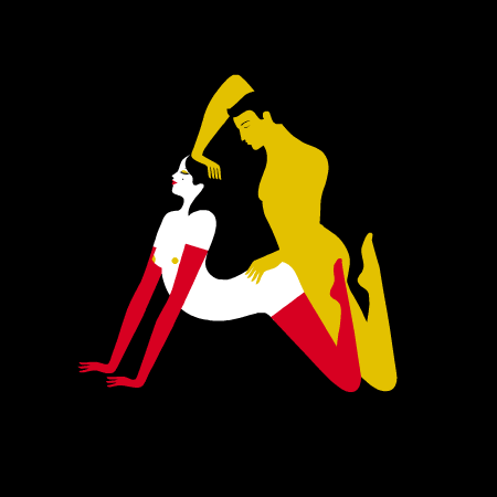 Malika Favre - The Kama Sutra Project - Posizioni sessuali e illustrazioni tipografiche