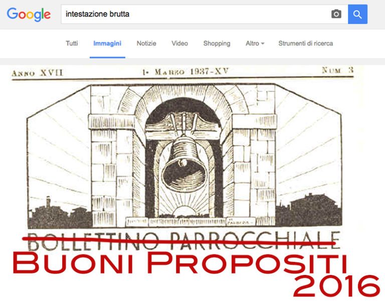 Memorie di un grafico – I buoni propositi per il 2016