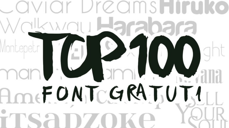 top 100 dei font gratuti del 2015 da avere assolutamente