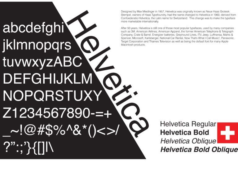 Storia del carattere  (pt.1) –  Helvetica