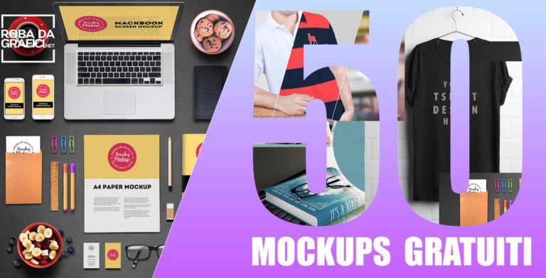 55 mockup gratuti di libri, volantini poster e brochure e magliette!