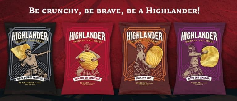 BE CRUNCHY, BE BRAVE, BE A HIGHLANDER.