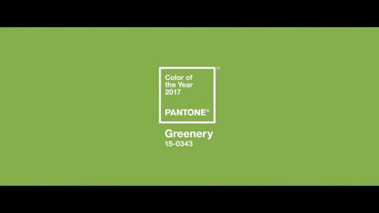 GREENERY: Il colore pantone 2017