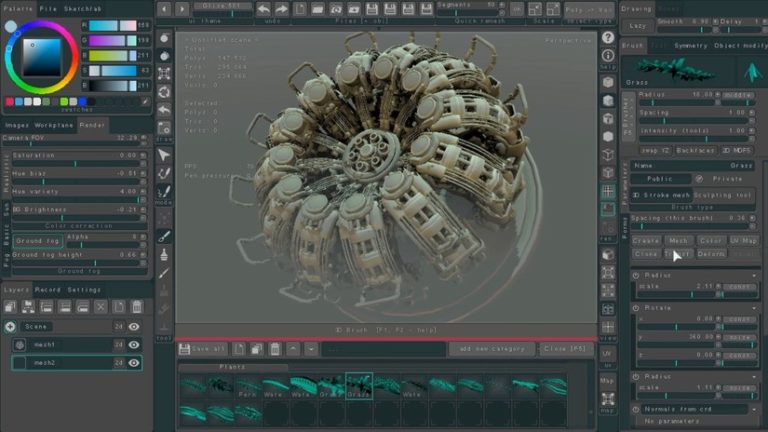 Polybrush 1.6 la versione 3D di Photoshop