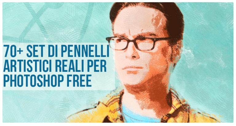 70+ set di pennelli artistici reali per Photoshop