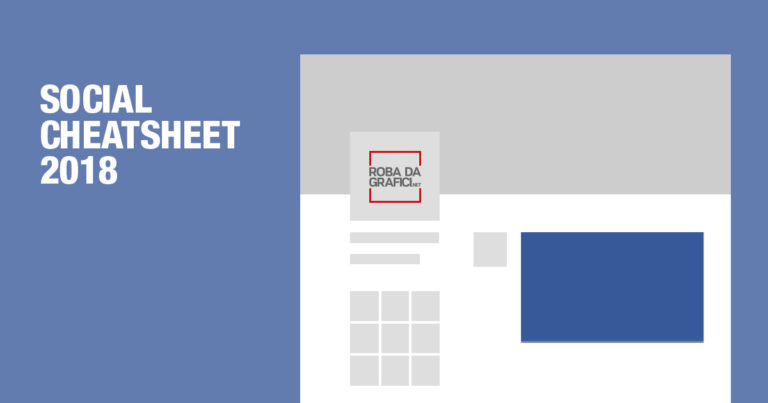 Dimensioni immagini Social Cheatsheet 2018