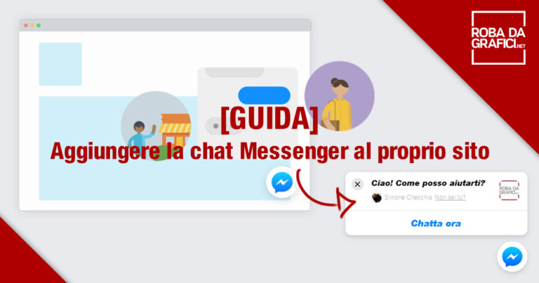 Aggiungere la chat Messenger al proprio sito