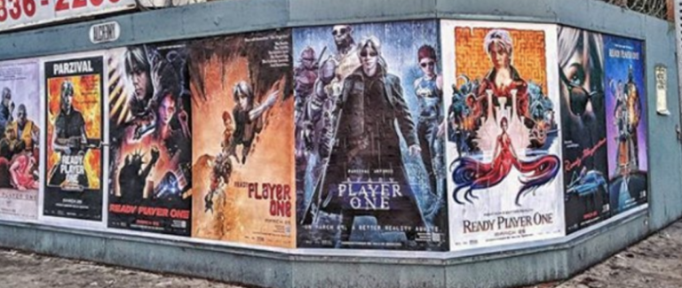 I poster hackerati di Ready Player One