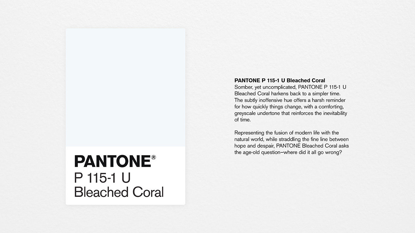 coloroftheyear_swatchdescription-1 Il colore pantone del 2020 'sarà Bleached Coral'