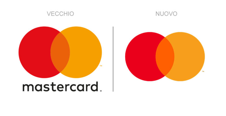 Mastercard fa un nuovo logo rebrand e toglie il logotipo
