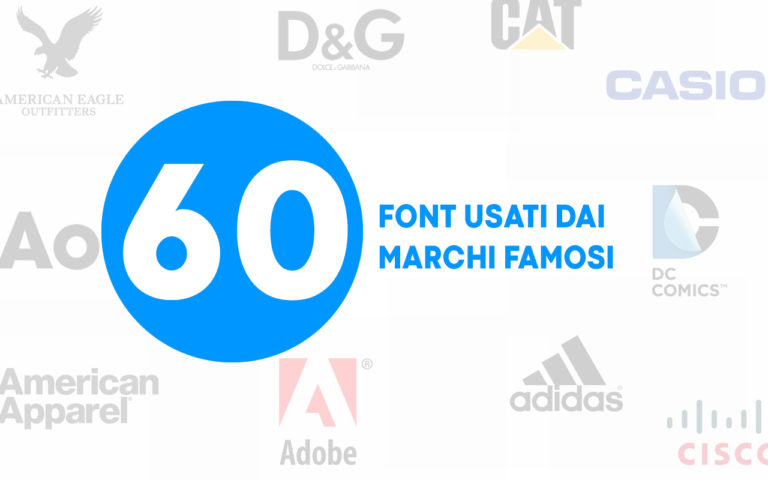 i font utilizzati nei loghi famosi e dove scaricarli