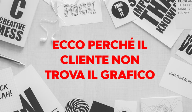 Ecco perché il cliente non trova il grafico Ecco perché il cliente non trova il grafico