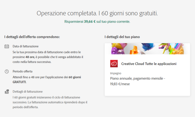 Adobe offre a tutti 2 mesi di Creative Cloud gratuito: ecco come ottenerlo