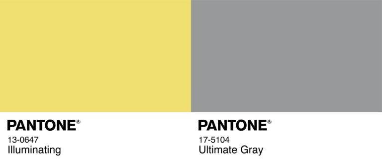 Pantone seleziona due tonalità come colori dell’anno per il 2021