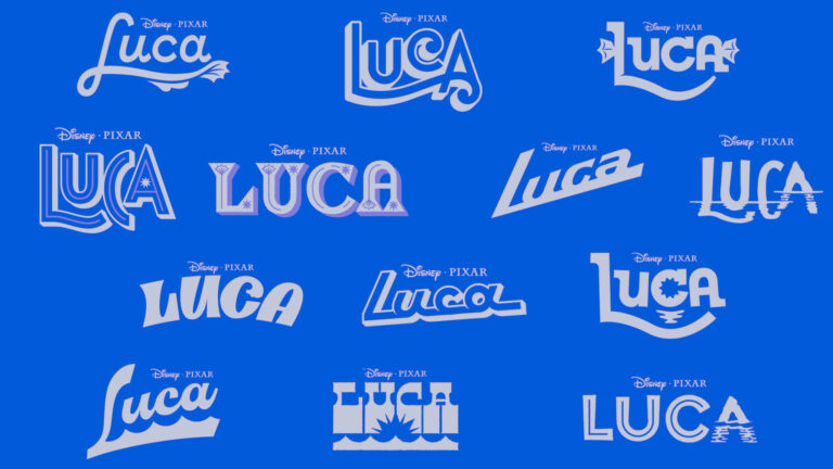 I loghi scartati del film Pixar “LUCA”