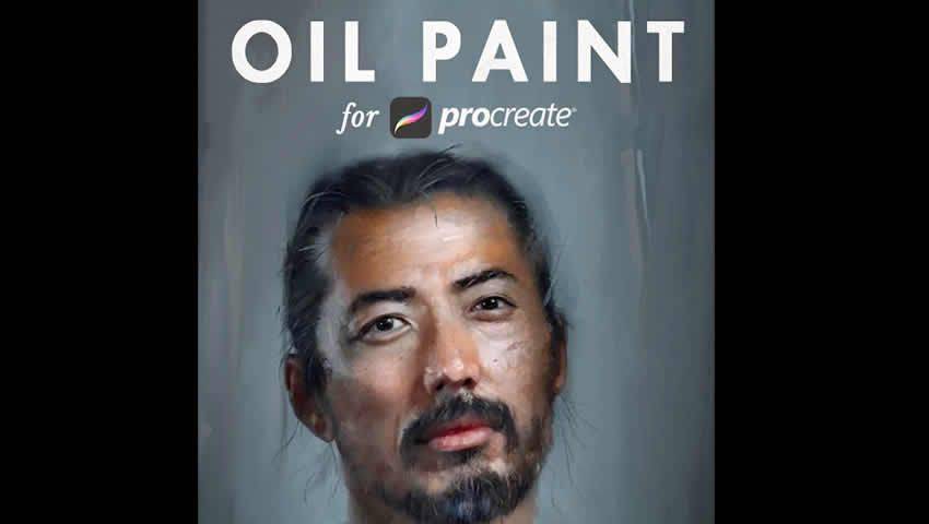 Pennelli Procreate per pittura a olio