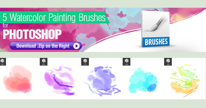 ps watercolor brush pack