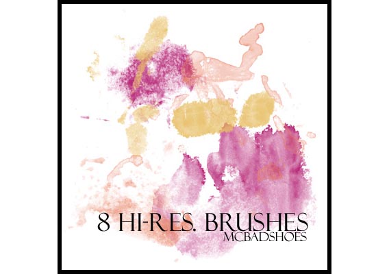 Hi_Res_Brushes_by_mcbadshoes 50 Of The Best Watercolor Brushes To Create Beautiful Designs