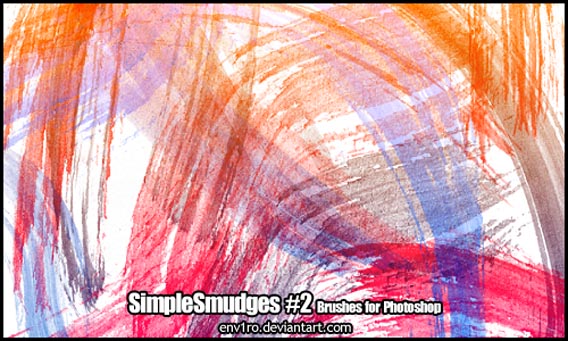 SimpleSmudges__2__Brushes_Pack_by_env1ro 50 Of The Best Watercolor Brushes To Create Beautiful Designs