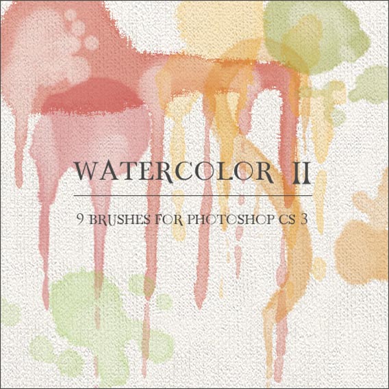 Watercolor_II_by_GrayscaleStock 50 Of The Best Watercolor Brushes To Create Beautiful Designs