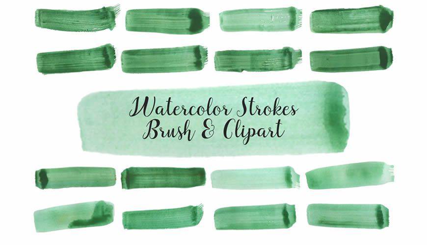 Strokes watercolor photoshop brushes free