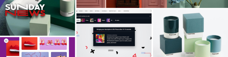 Sunday News🛋️ H&M home, in collaborazione con Pantone 📷 Shutterstock lancia CREATIVE FLOW AI