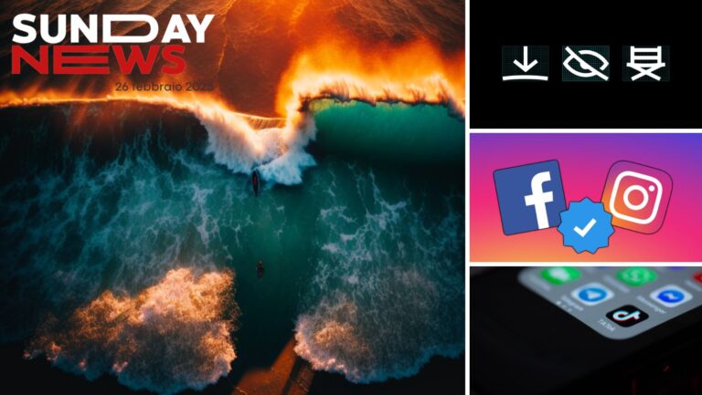 Sunday News 26 febbraio: meta spunta blu, Ai vince concorso fotografico, netflix e tiktok