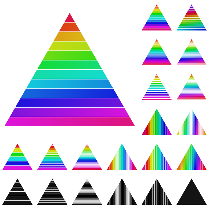 Free Pyramid Hierarchy vector and picture